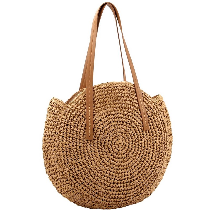 straw bag white